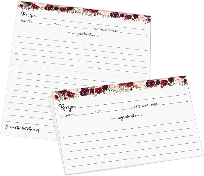 321Done Folding Recipe Cards by 321Done