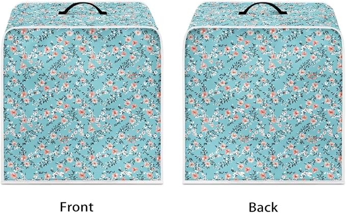 Floral Prints Coffee Machine Cover Heavy Duty Heat Resistant Waterproof - Image 2