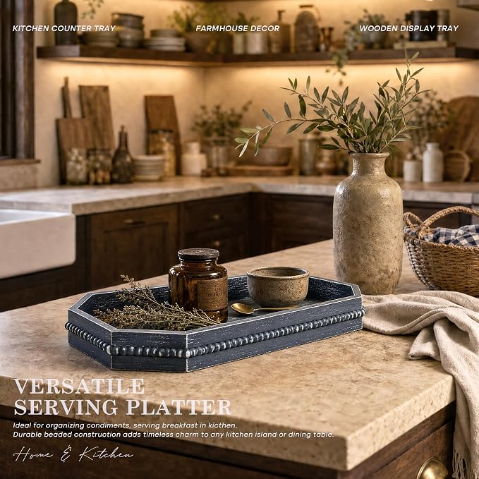 EOSAHR Rustic Decorative Tray - Image 3