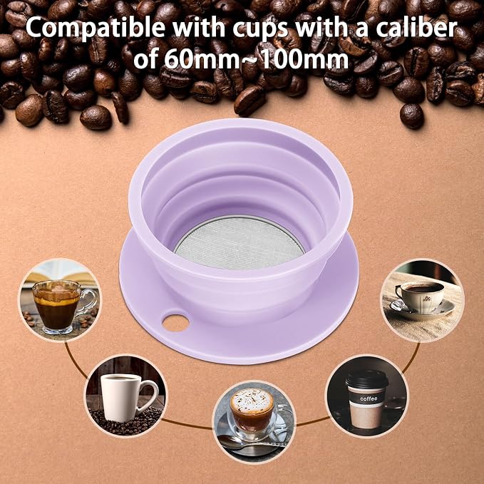 Collapsible Paperless Pour Over Coffee Maker - Image 6