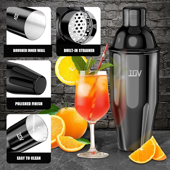 IOV Cocktail Shaker, 24 oz Martini Shaker, Drink Mixer - Image 5