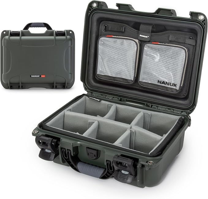 NANUK 915 Pro Photo Kit – Compact Waterproof Travel Camera Hard Case by NANUK