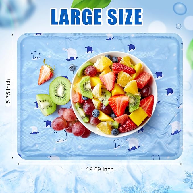 Reallnaive 2 Pcs Reusable Freezable Ice Mat - Image 2