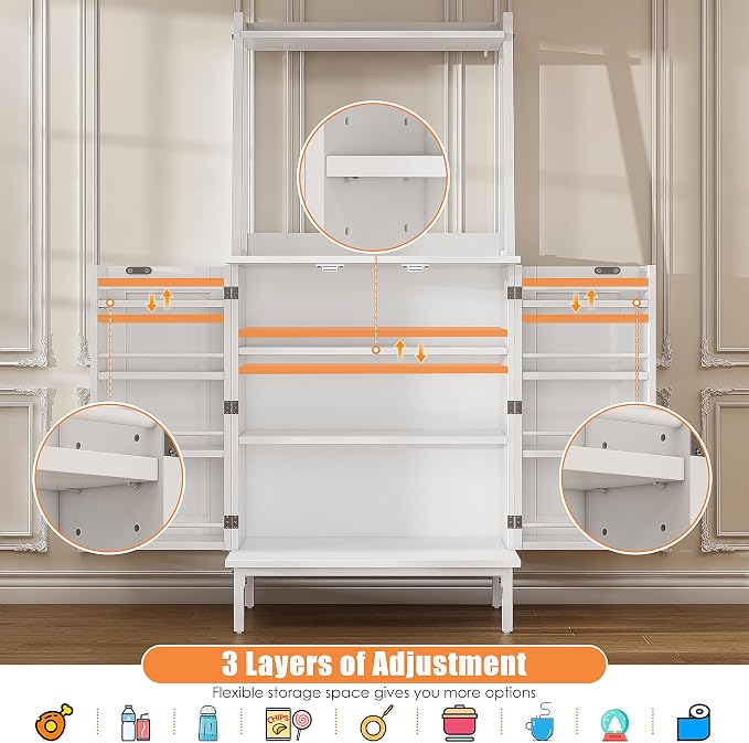 kepptory 51" Kitchen Baker's Rack - Image 3
