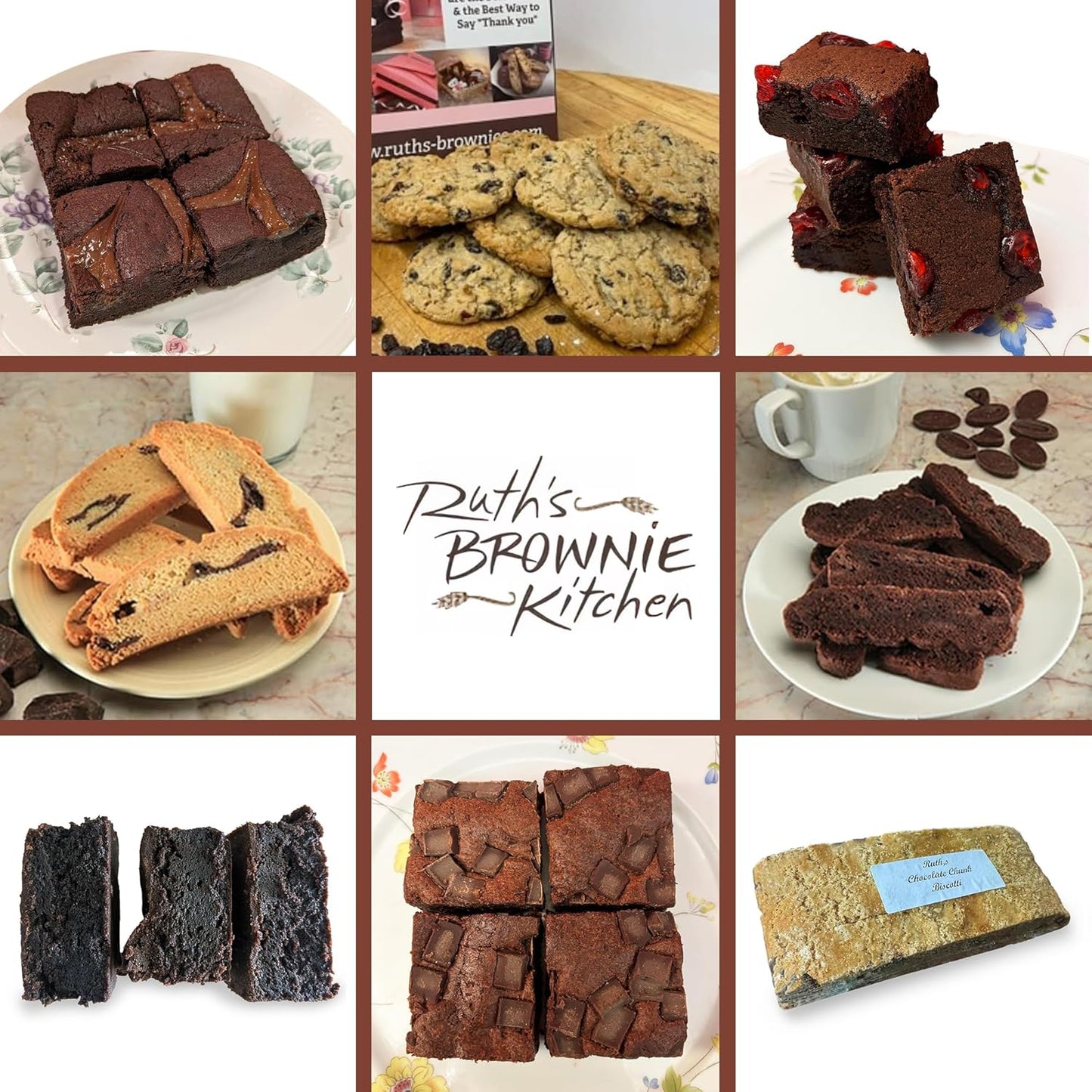 Ruth’s Chocolate Chunk Cake Style Brownies 2 Dozen – Gourmet Baked Treats | Delicious Gift with The Finest Ingredients | Guaranteed to Arrive Fresh