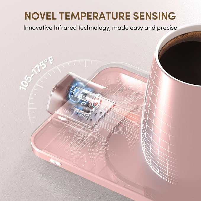 Coffee Mug Warmer & iKago Mug Set, Accurate Temperature Control Smart Heated Mug - Image 6