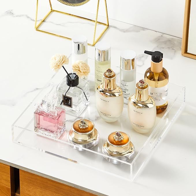 Clear Sturdy Acrylic Serving Tray - Image 4