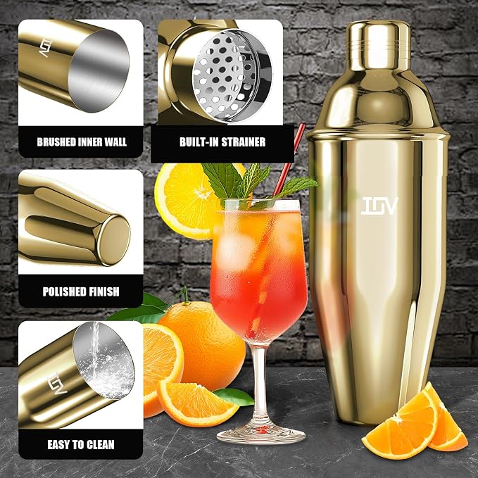 IOV Cocktail Shaker, 24 oz Martini Shaker, Drink Mixer - Image 5