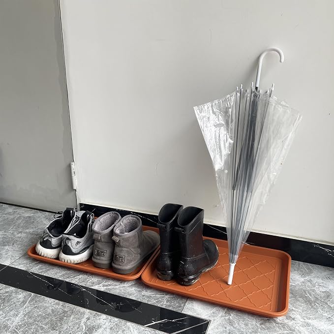 PetLike Boot Trays for Entryway Indoor, Pet Food Mat Trays, 16.7 x 12.8 inch 2 - Image 3