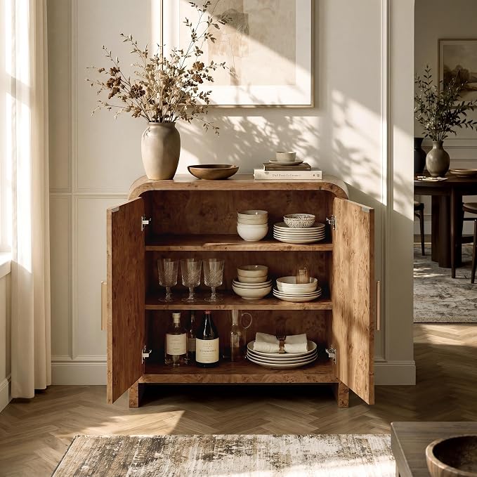 Curved Buffet Storage Cabinet - Image 4