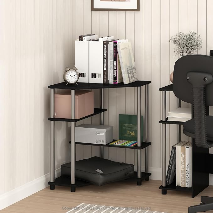 Furinno TURN-N-TUBE Desk, Corner Gaming Desk - Image 2