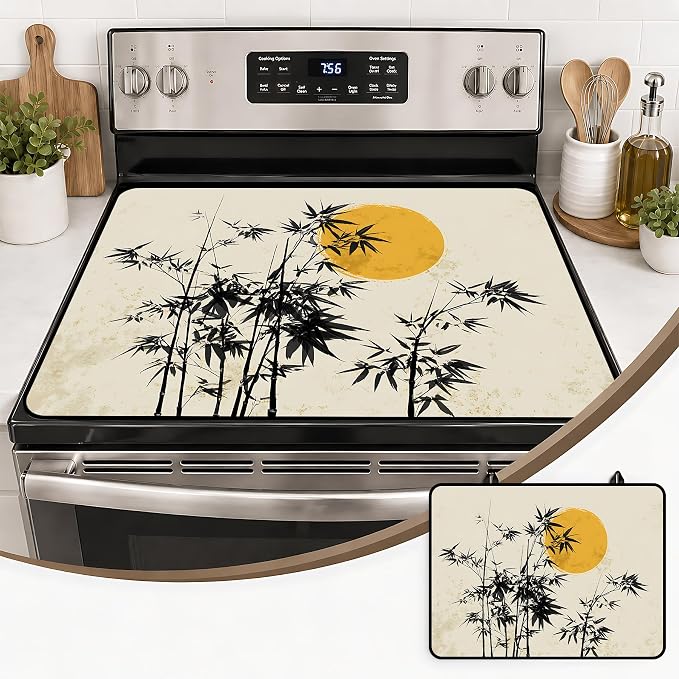 Multi-Design Stove Top Cover for Glass/Electric Stoves, 3-in-1 Counter by seewan