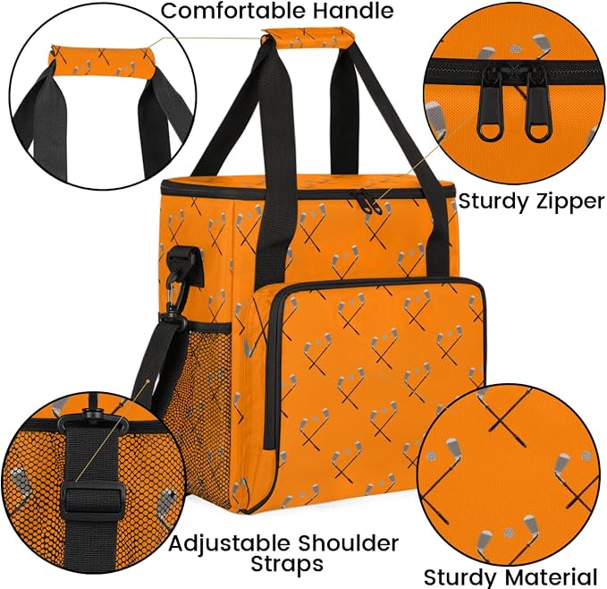Golf Coffee Maker Travel Bag, Golf Large Carrying Storage Case Insulated - Image 6