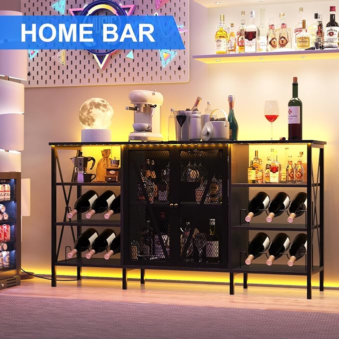 TROPOW 55 Inch Industrial Bar Cabinet - Image 3