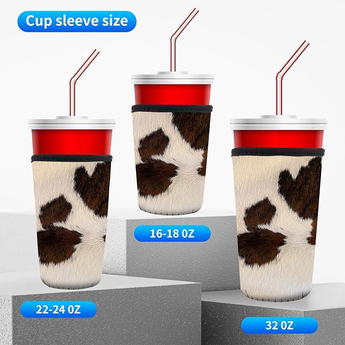 3 Pack Reusable Neoprene Insulator Sleeve - Image 4