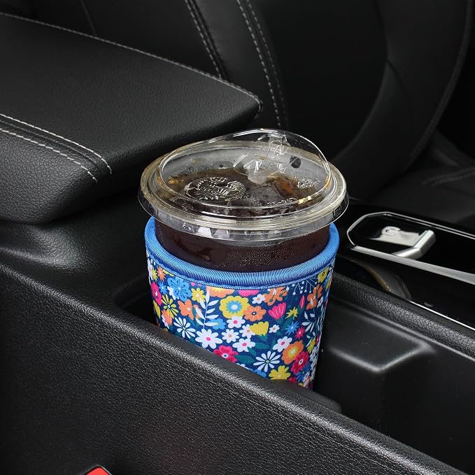 3 Pack Reusable Iced Coffee Sleeves - Image 3