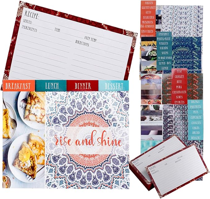 Ring Binder Depot, Recipe Cards 4 inch X 6 inch on Premium Thick Card Stock by Unknown