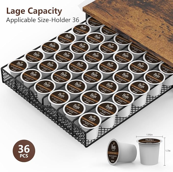 Coffee Pod Drawer for K Cups Drawer Organizer Coffee Pod Storage - Image 6