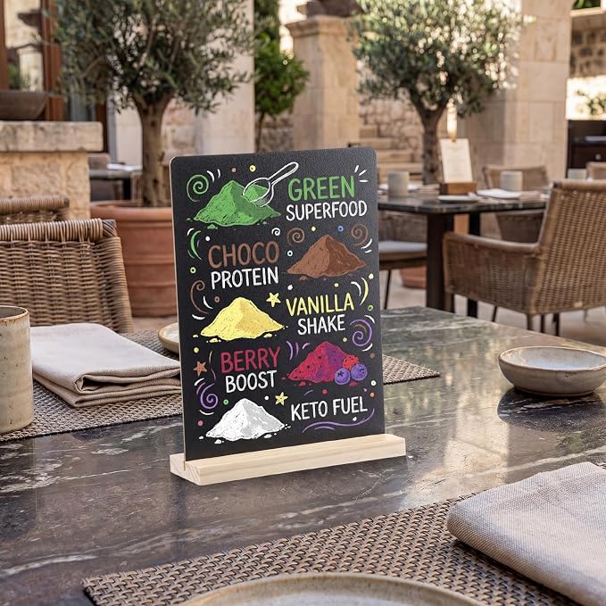 12 Pack Small Chalkboard Signs - Image 7