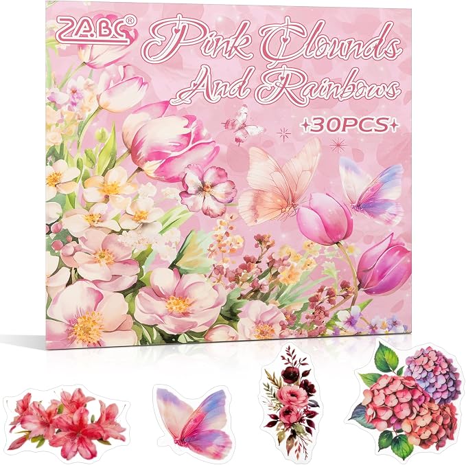 Rose Garden Series Sticker Scrapbooking Supplies by UIDEYVI