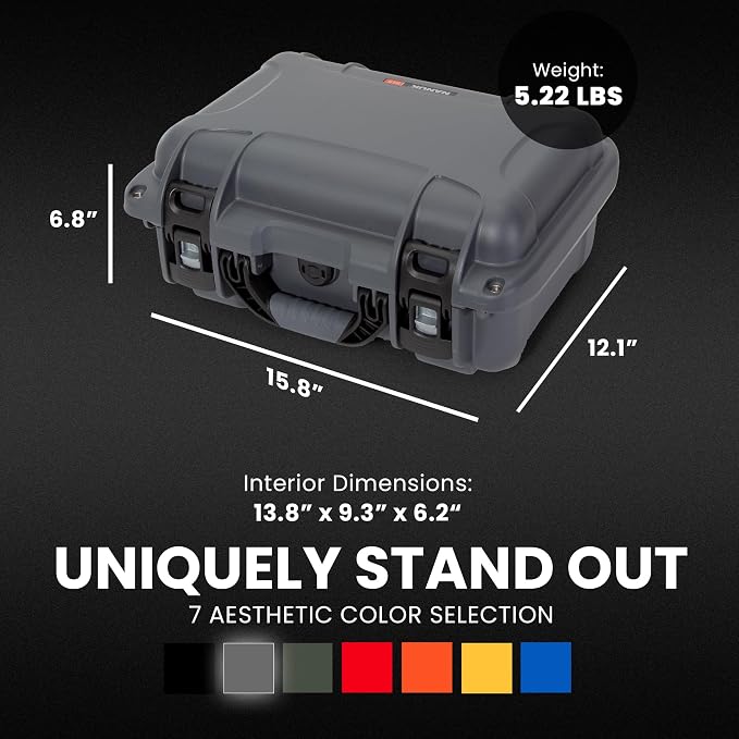 NANUK 915 Hard Case with Cubed Foam – Compact Waterproof Travel Camera Hard - Image 6