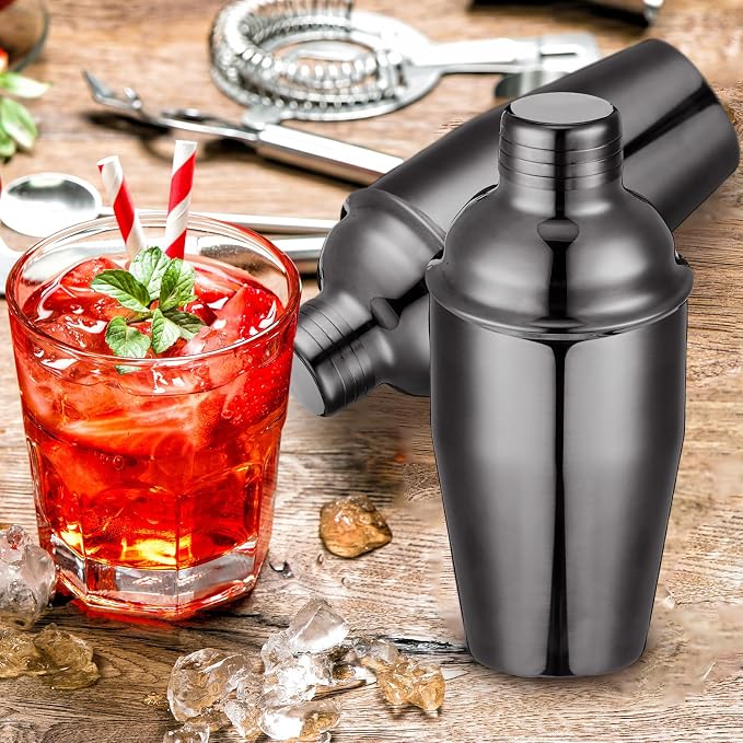 Nitial 9 Pcs Bar Cocktail Shaker Professional Stainless Steel Martini Drink - Image 4