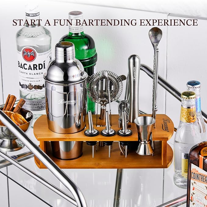 KITESSENSU Cocktail Shaker Set Bartender Kit - Image 4
