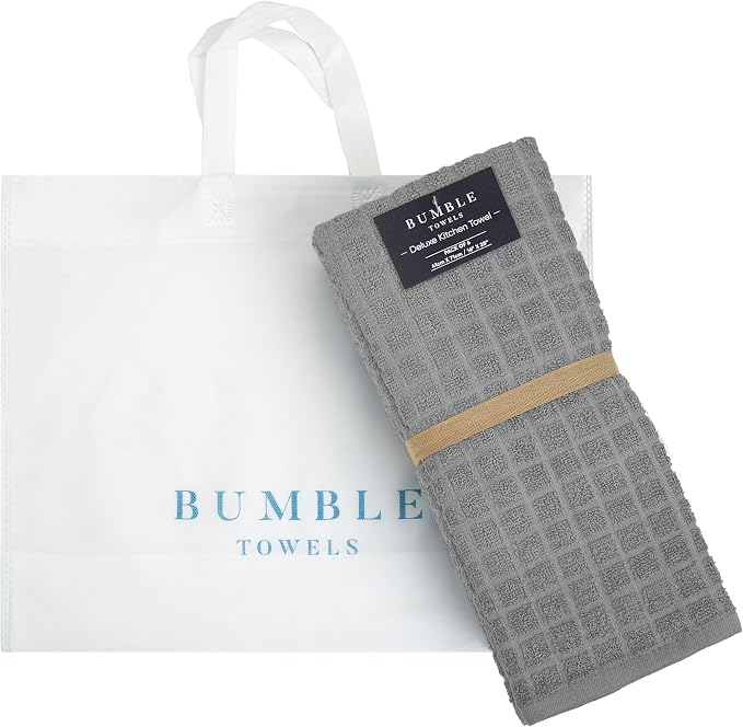 Bumble Kitchen Towels | 16” x 28” | 100% Cotton Kitchen Towels | 385 GSM | Soft - Image 5