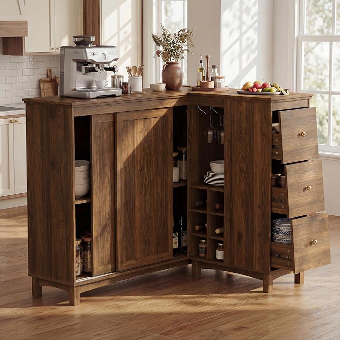 STO'SENSE Corner Bar Cabinet by STOSENSE