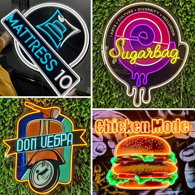 CIONAOR Custom Neon Sign, Custom LED Neon Sign Customizable - Image 7