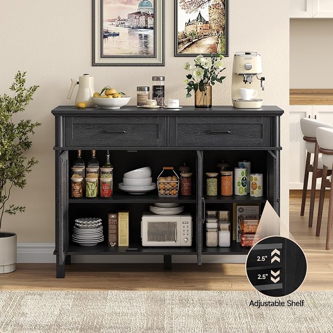 48 Inch Sideboard Buffet Cabinet - Image 3