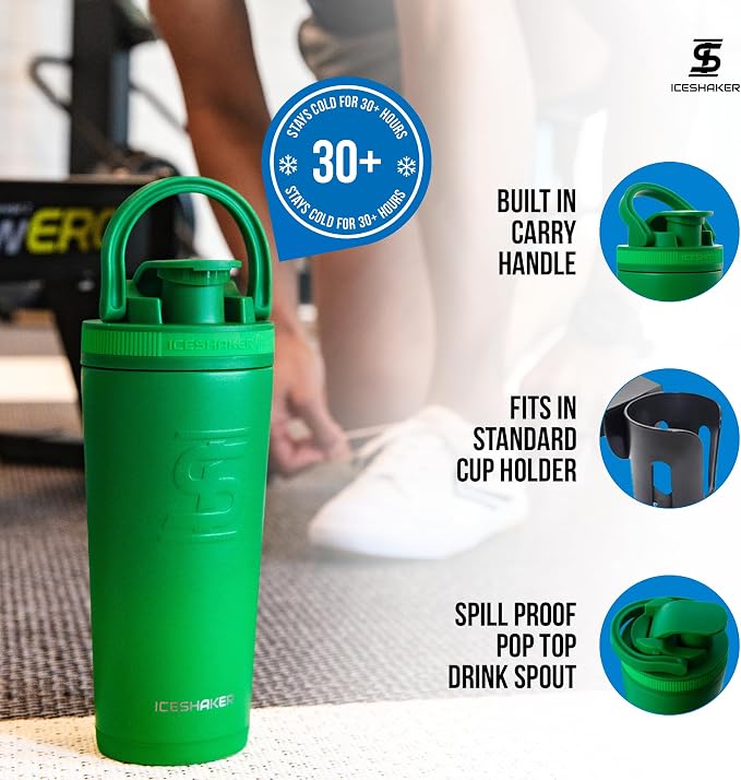 Ice Shaker Insulated Stainless Steel Shaker Bottle | 26oz - Image 3