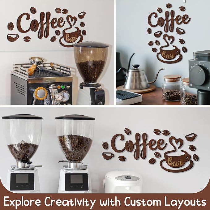 Woodamore Coffee Bar Signs for Wall Decor - Image 3