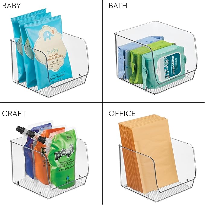 iDesign Stackable Open-Front Storage Bin - Image 7