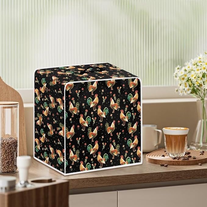 Rooster Coffee Maker Covers Heat-Resistant Waterproof Dust-Proof Dust Cover - Image 3