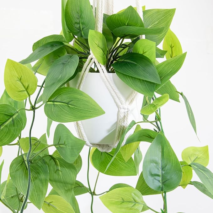 LOYWREE 2 Pack Artificial Hanging Plant Kit - Image 9