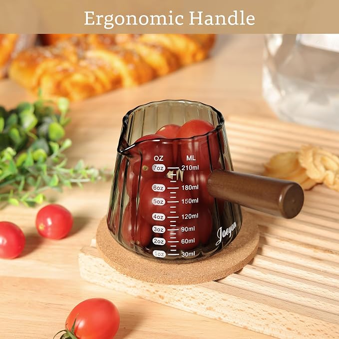 Joeyan 7 oz Espresso Cups, Glass Measuring Cup, Espresso Shot Cup - Image 5