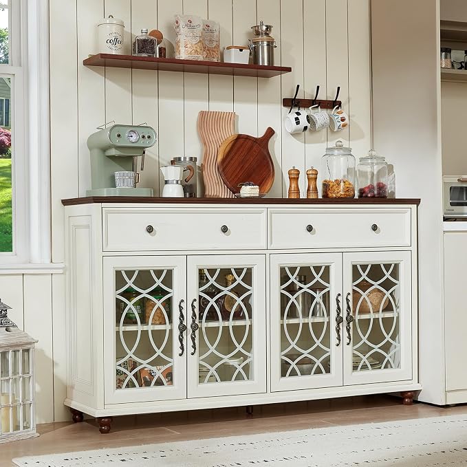 Joaxswe Large Sideboard Buffet Cabinet - Image 7