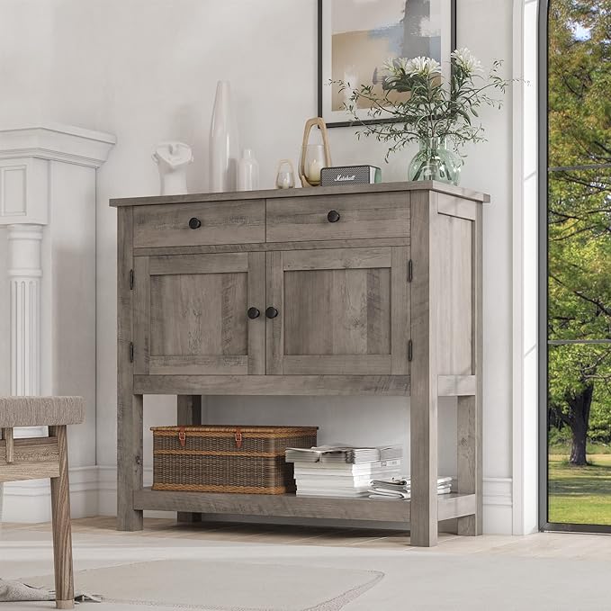 HOSTACK Farmhouse Console Table - Image 3