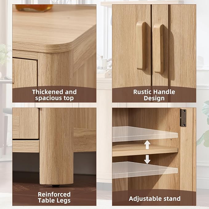Joaxswe Sideboard Buffet Cabinet - Image 9