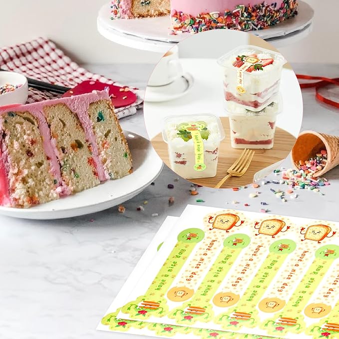 Beyonday 300pcs Handmade Lollipop Baking Stickers - Image 4