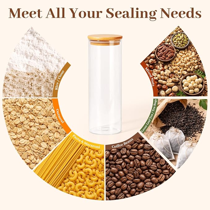77L Stackable Glass Food Storage Containers - Image 5