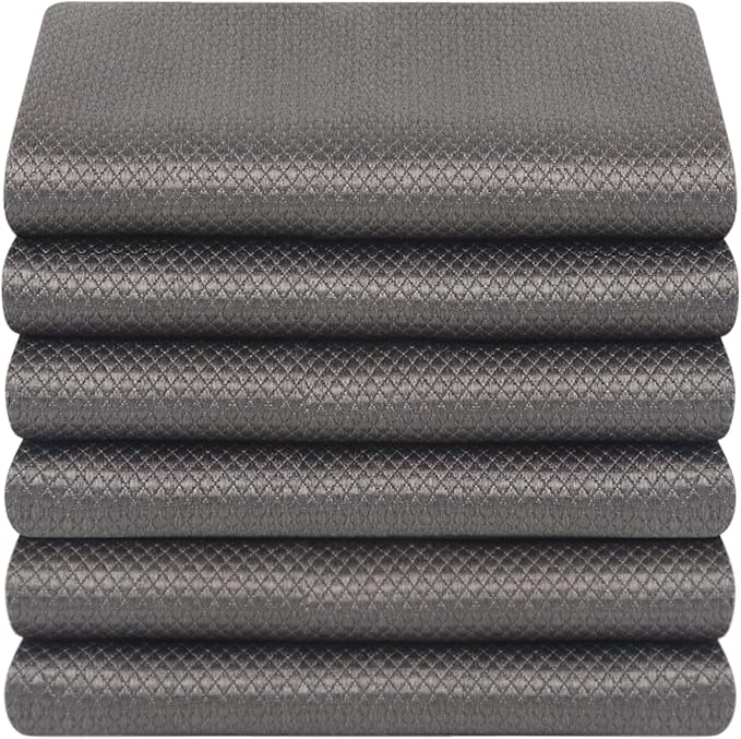 SINLAND Microfiber Glass Polishing Cleaning Cloths Fish Scale Cloth Wipes by SINLAND