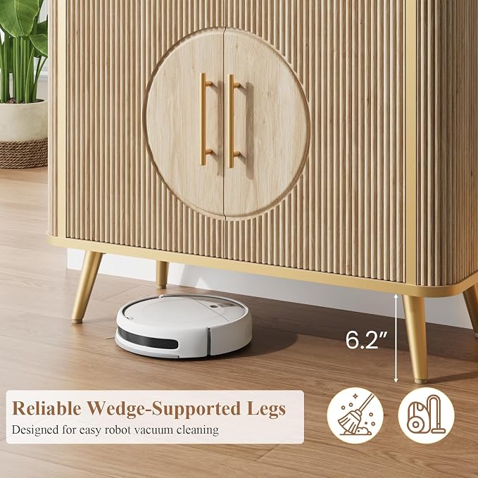 35" Modern Sideboard Buffet - Image 8