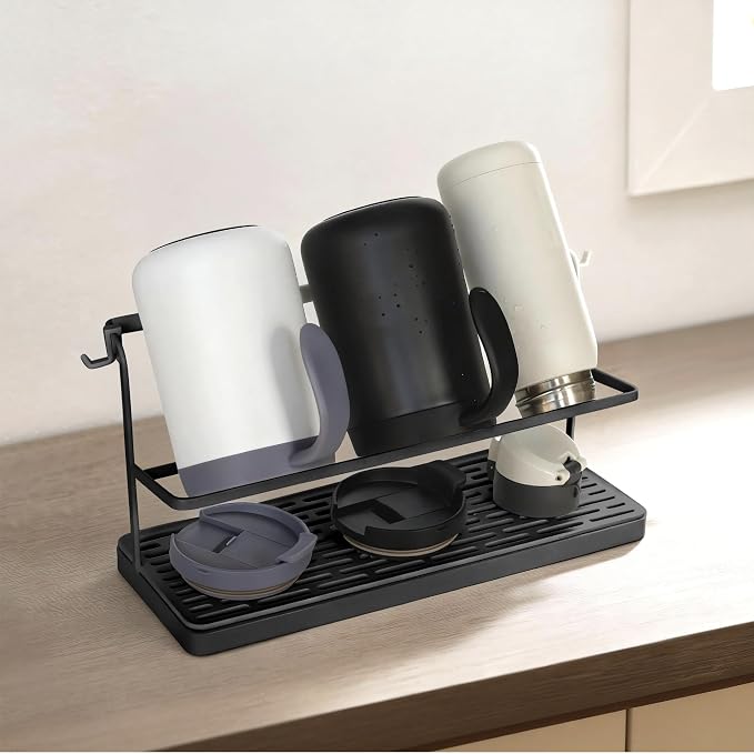 2-Tier Water Bottle Drying Rack by Unknown