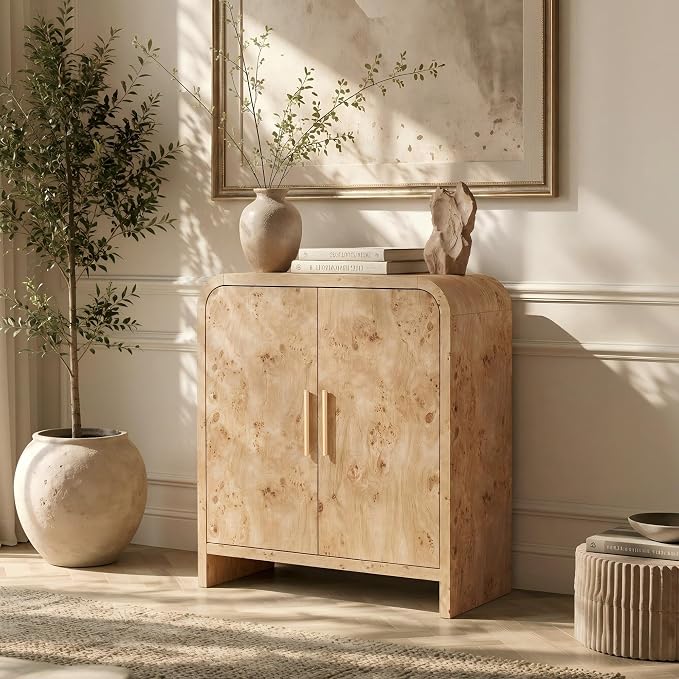 Curved Buffet Storage Cabinet by TheBeautyofRusticRefined