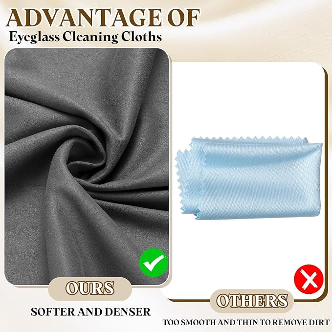 PATIKIL 6Pcs Soft Eyeglass Cloths, 15.8 x 15.8 Electronics Microfiber Cleaning - Image 3