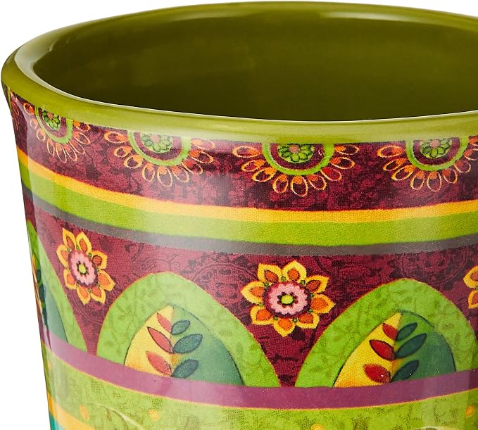 Tunisian Sunset 18 oz. Ceramic Mugs, Microwave & Dishwasher Safe, Eclectic - Image 3