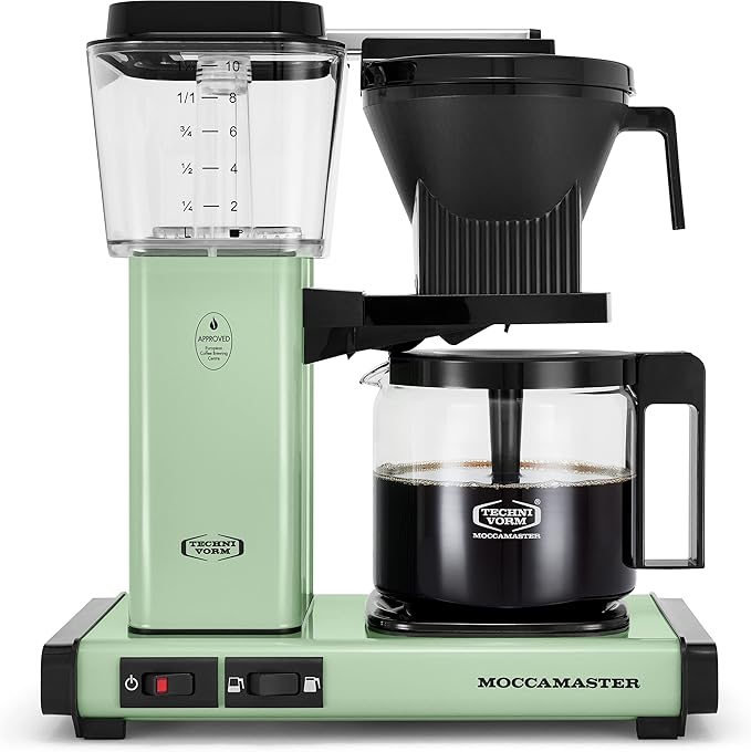 Moccamaster 53925 KBGV Select 10-Cup Coffee Maker, Pistachio Green, 40 ounce by Unknown