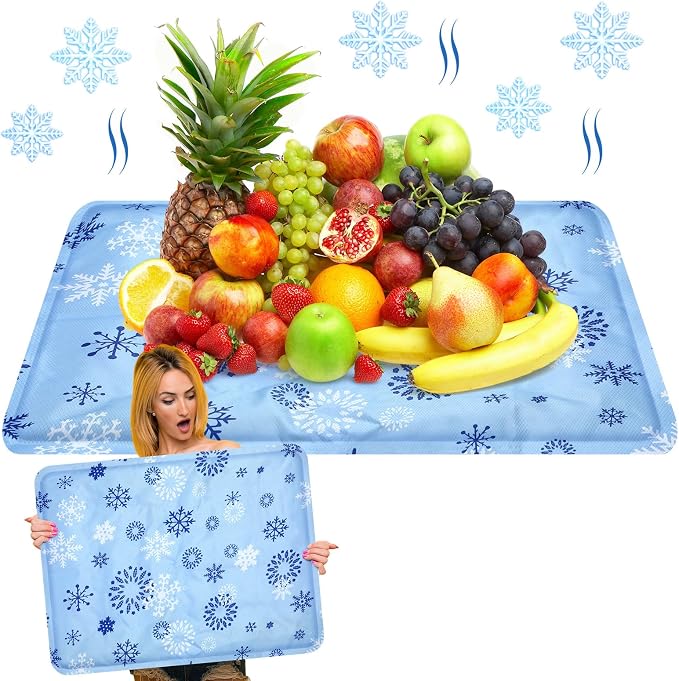 Reallnaive 2 Pcs Reusable Freezable Ice Mat by Unknown